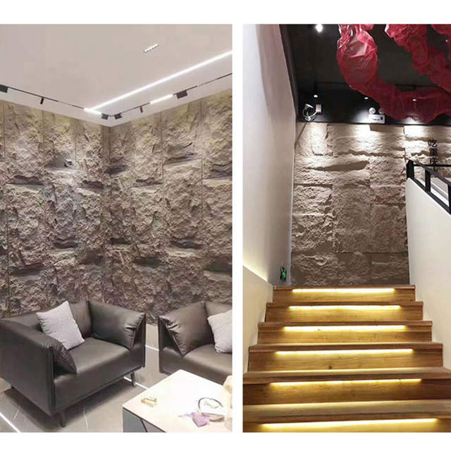 Fireproof Waterproof Lightweight PU Faux Stone PU Foam Stone