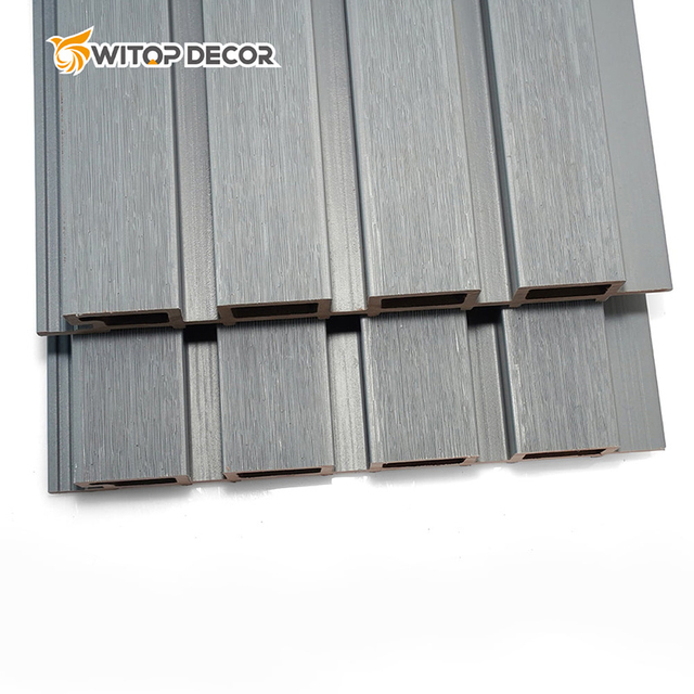 High Quality WPC Wall Cladding 3D Composite Fluted Wall Panel