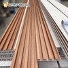 DIY Room Interior Decoration Wooden Grain WPC Panel for House