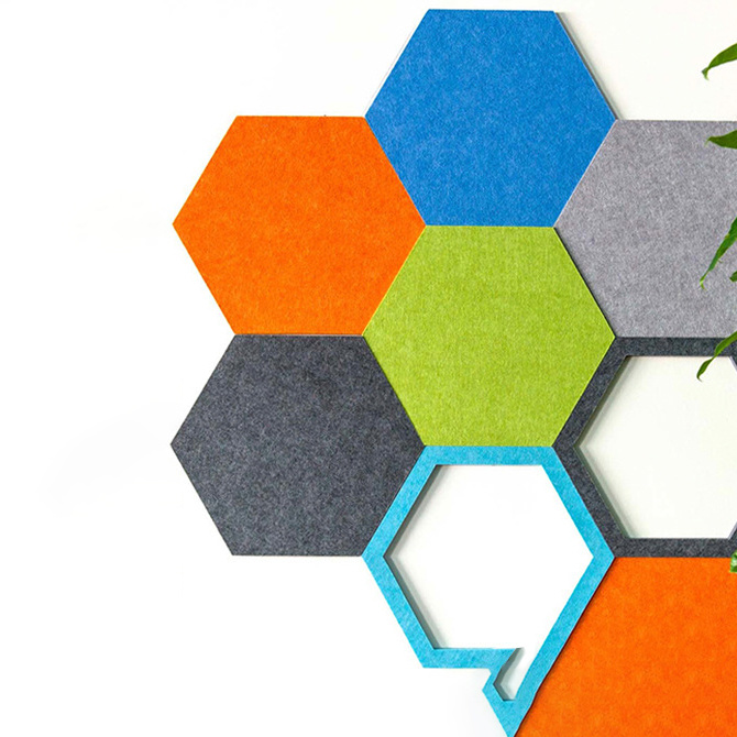 Acoustic Material Polyester Fiber 3D Interior Panels