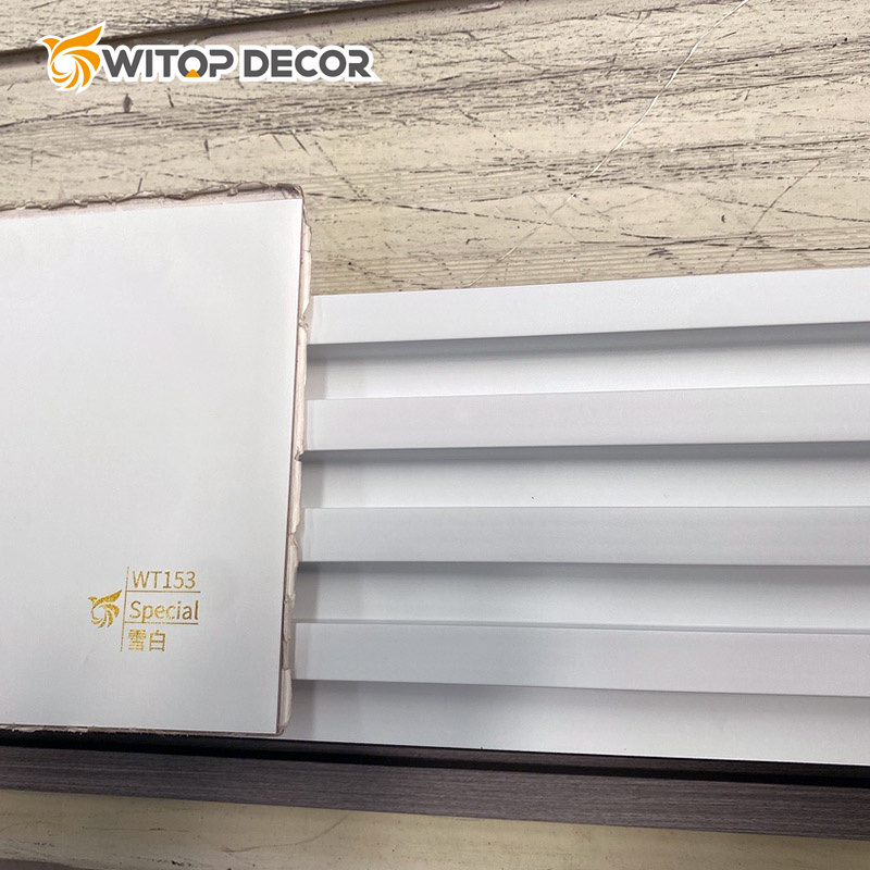 12 Popular Color for Optional Customized Louver WPC Wall Panel