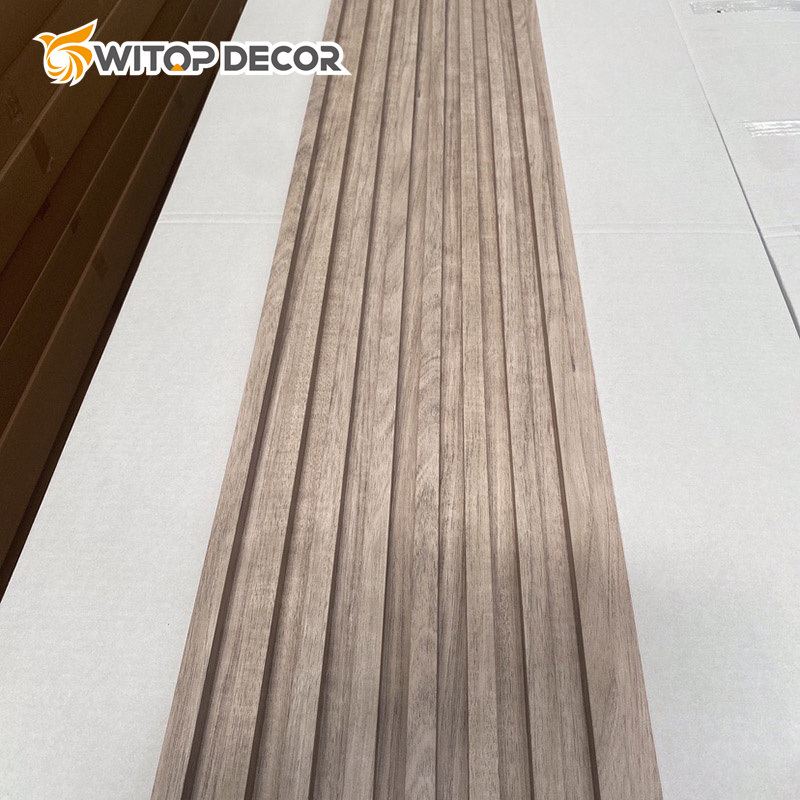 China New Type Environmental WPC Wall Panel Used on Living Room