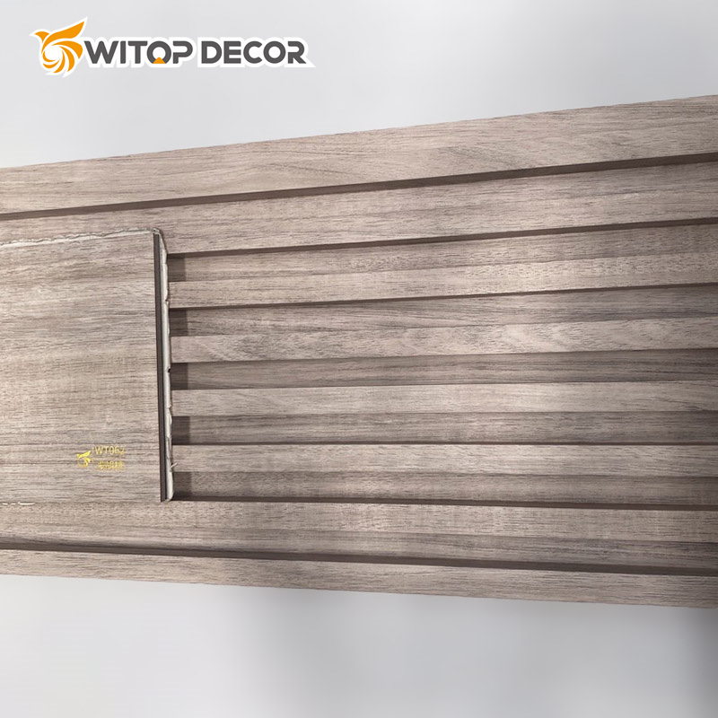 China New Type Environmental WPC Wall Panel Used on Living Room