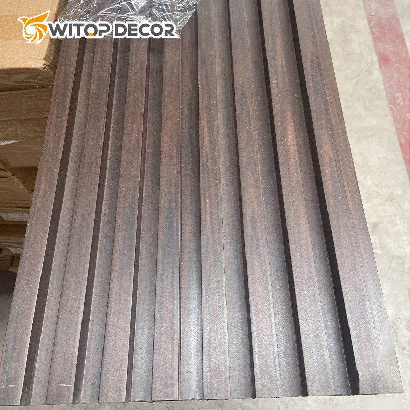 DIY 3D Deep Wooden Grain WPC Wall Panel