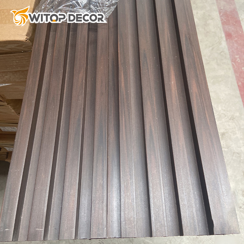 DIY 3D Deep Wooden Grain WPC Wall Panel