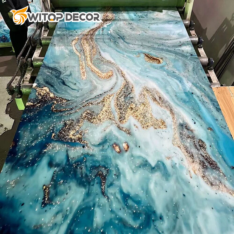 Hotsales New Design UV Marble Sheet/Wall Panel/ Board UV Coating