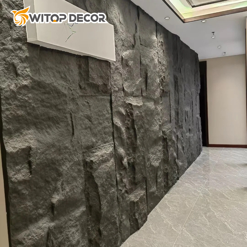 1200X600mm PU Culture Stone PU Mushroom Stone Foam Wall Panels