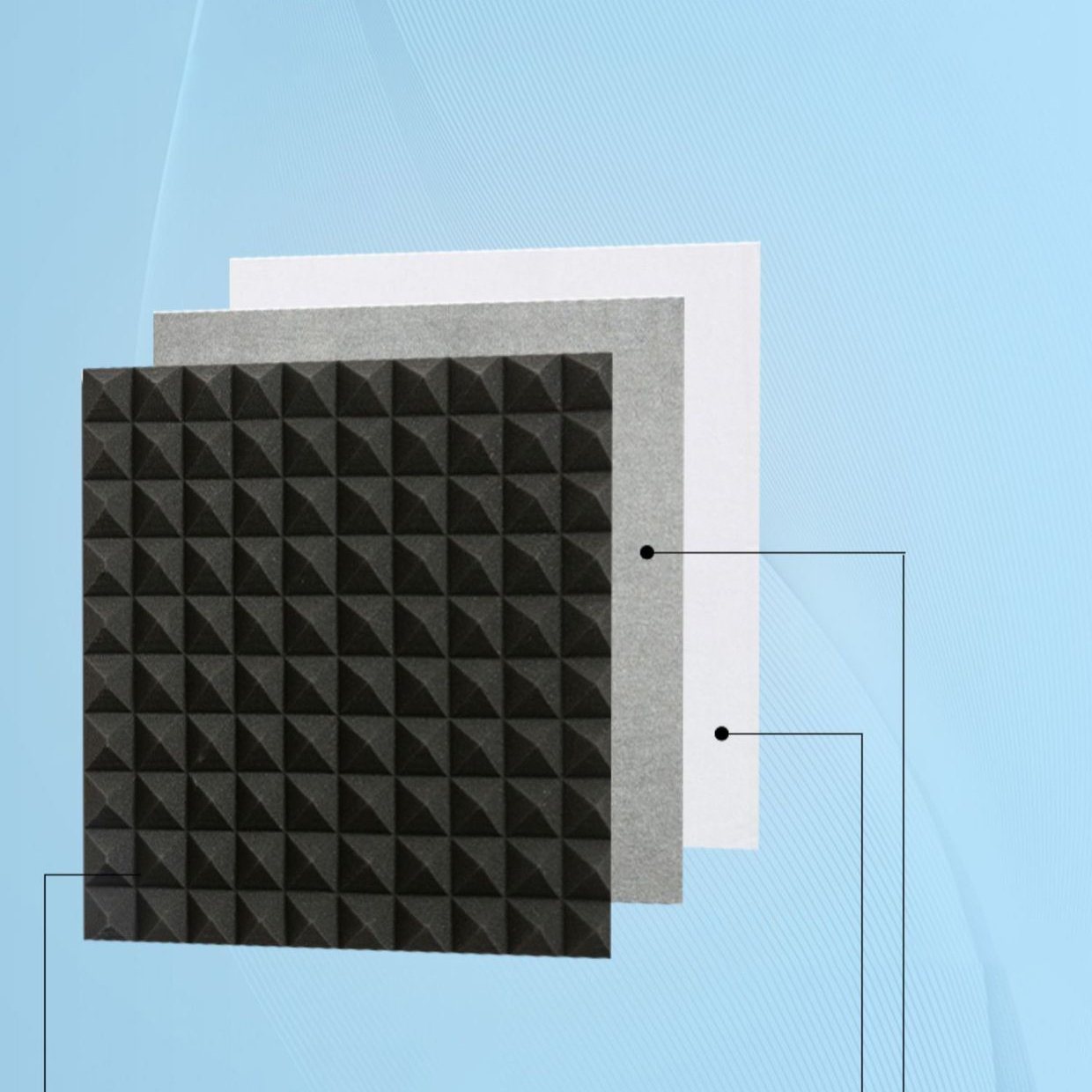 Acoustic Board Polyester Fiber Wall Panel