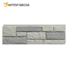 Grey PU Faux Stone Artificial Wall Stone