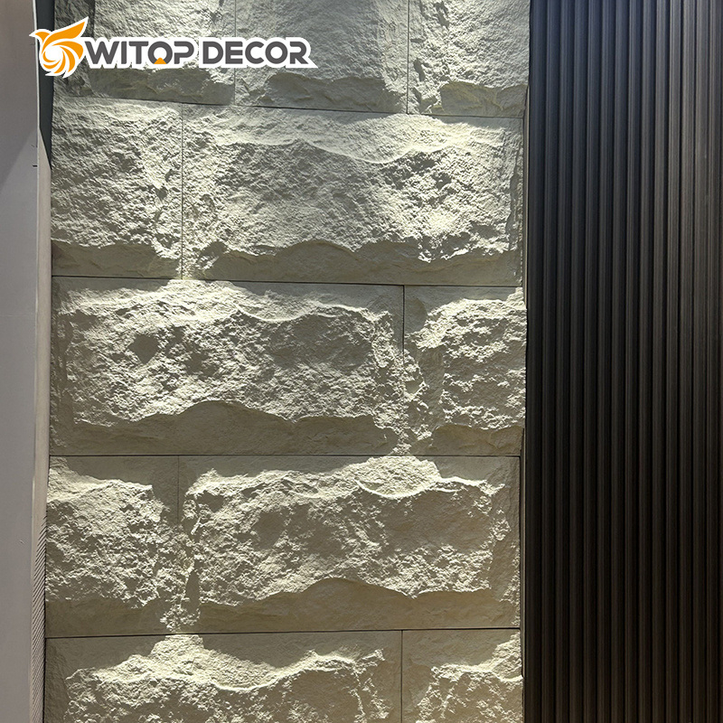 Light Weight Waterproof PU Feather Stone Factory