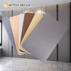 Home Hotel Office Interior WPC Customized Background Board Bamboo Charcoal Wooden Metal Mirror Panel
