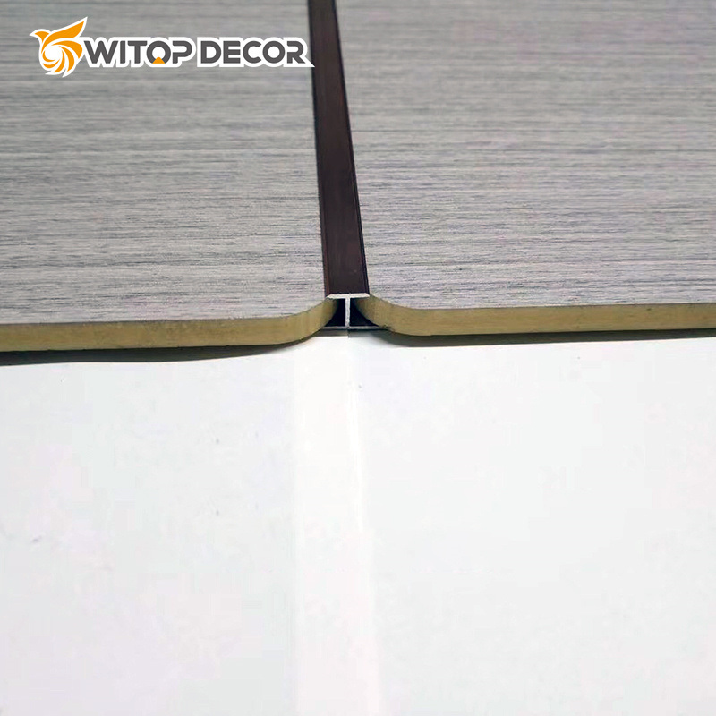 Waterproof Fireproof WPC PVC Felxible Wall Panel Bamboo Charcol Wood Veneer Seamless Wall Board