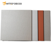 Witop WPC China Factory Price WPC Carbon Crystal Wall Panel Metal Veneer Bamboo Charcoal Board