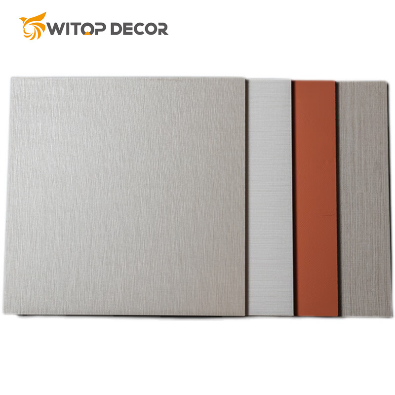 Witop WPC China Factory Price WPC Carbon Crystal Wall Panel Metal Veneer Bamboo Charcoal Board
