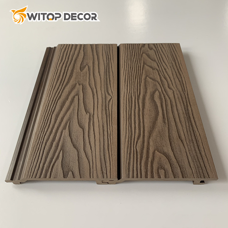 Waterproof Plastic Composite Exterior Wall Panel WPC Wall Panel Outdoor Wall Panel Cladding
