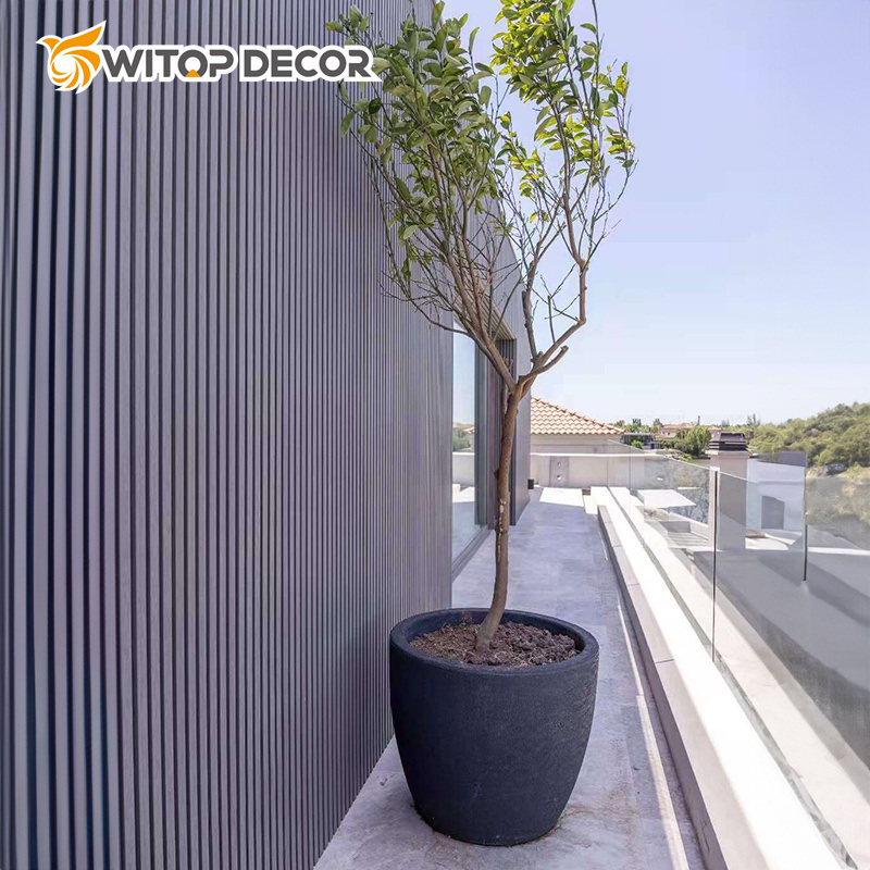 Exterior Anti-Rot Outdoor Wood Plastic Composite WPC Wall Cladding