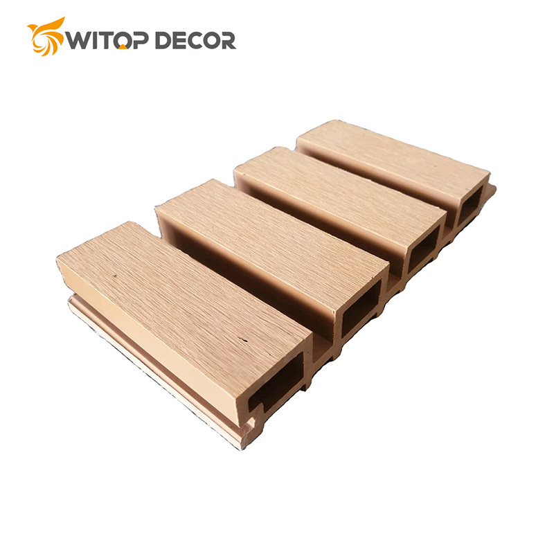 China Factory Exterior Wall Panel Decoration WPC 3D Embossed WPC Wall Cladding