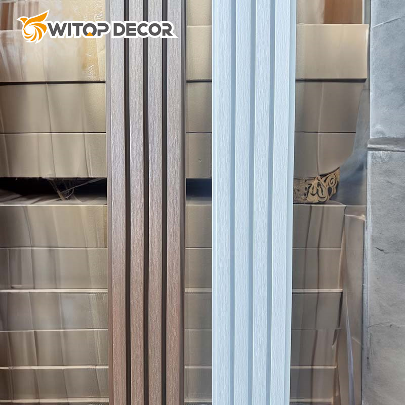 Hot Sell Wooden Grain WPC Wall Panels Designs for Decor Cladding
