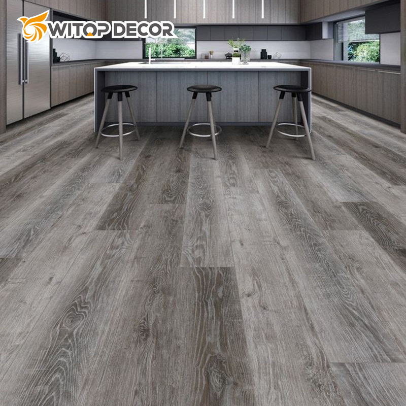 Stone Plastic Rigid Core Luxury Vinyl Flooring Modern Indoor 3D Design Spc