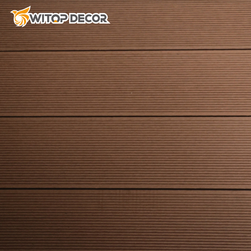 Waterproof and Sun-Resistant Wood-Plastic Flooring for Outdoor Courtyards WPC Decking