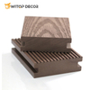 Outdoor Easy to Install PVC Plastic Flooring Composite Decking Boards