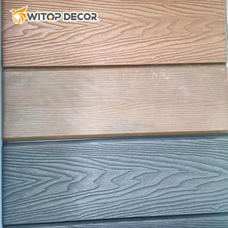Fire Resistant Plastic Wood Composite Deck New Co-Extrusion Solid Board WPC