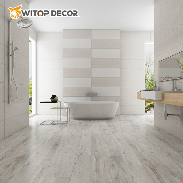Spc Click Floor Eco-Friendly Material PVC Vinyl Tiles Stone Plastic Flooring