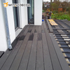 Outdoor Waterproof Wood Plastic Composite Tiles No Gap WPC Decking
