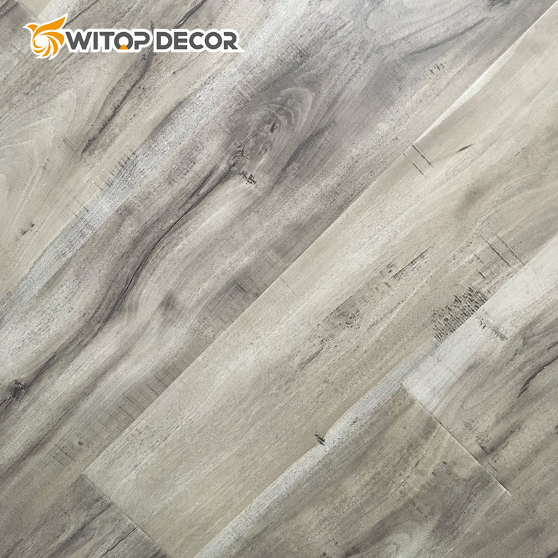 High Quality Walnut Wood Veneer Vinyl Flooring Flexible Easy Install Spc Flooring