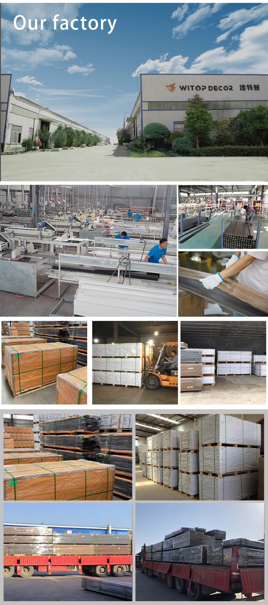 More Color No Glue Environmental Protection WPC Round Hollow Co-Extrusion Decking