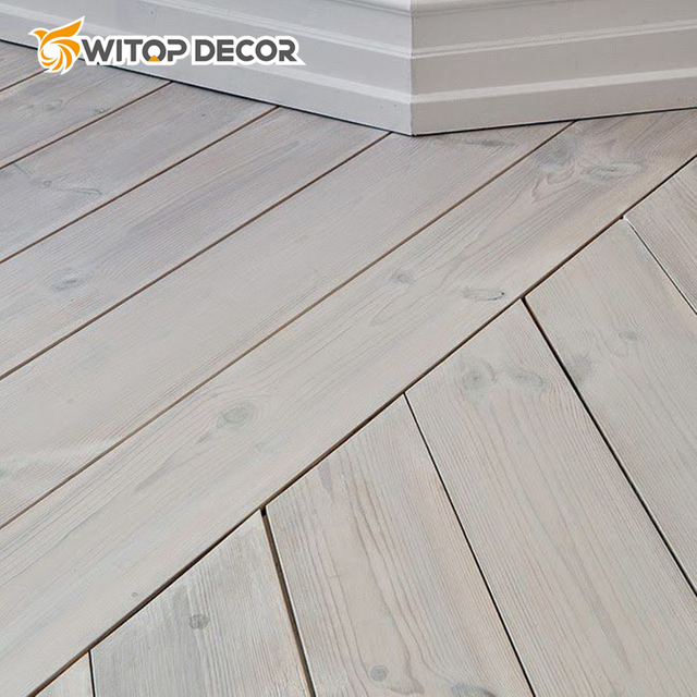 Factory Directly Sale Wooden Laminated Plank Wooden Grain Spc Flooring Vinyl