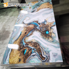 1220*2440mm Modern Style Waterproof UV Marble Sheet Design Wall Decor PVC Sheet