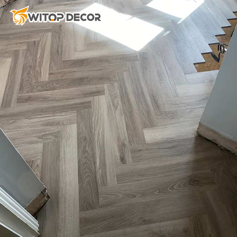 Waterproof Durable Healthy PVC Vinyl Flooring 5mm Interlock Click Lvt Spc Flooring
