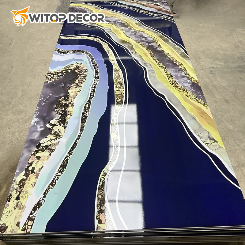 Hot Sale China Factory Big Size Marble PVC Wall Panel