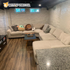 Hot Sales Grey Minimalist UV Coating Spc Lock Flooring From Chinese Factory