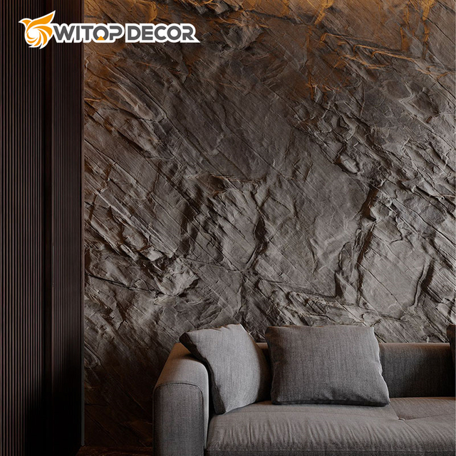 Eco-Friendly Faux Stone Wall Indoor Decorative PU Stone Panel
