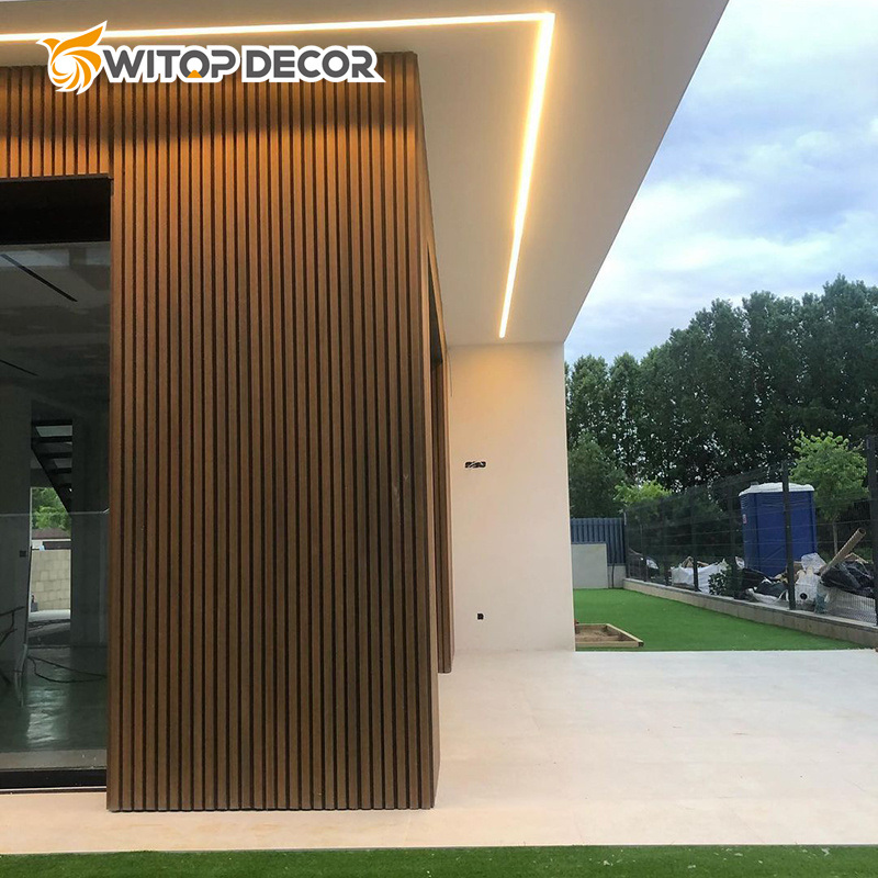 Exterior Co Extrusion Wooden Plastic Composite for Outdoor WPC PVC Wall Panel Decoration