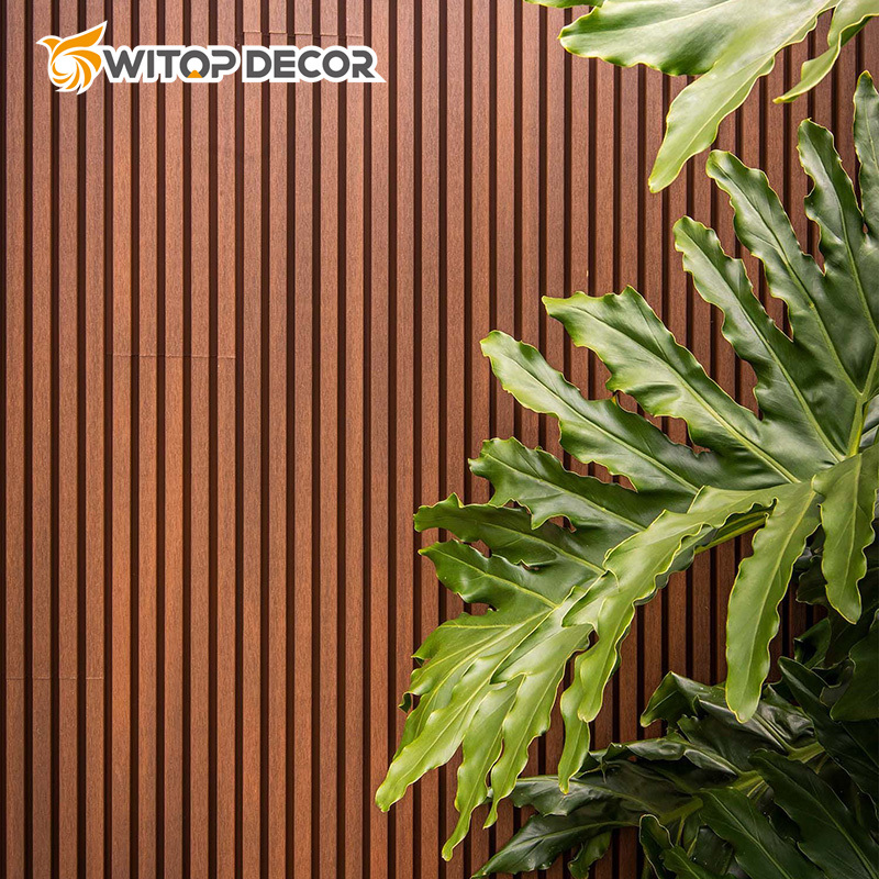 Cheaper Price Decorative Building Materials Economical Wooden Grain PVC WPC Wall Panels