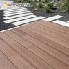 Co-Extrusion WPC Decking Flooring for Exterior Swimming Pool WPC Hollow Decking