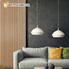DIY 21mm Natural Walnut and Oak Acoustic Slat Wood Wall Panels for Home
