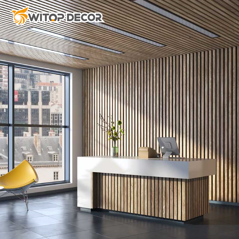 Groove Fireproof Sound Absorbing Board, Wooden Sound Absorbing Board
