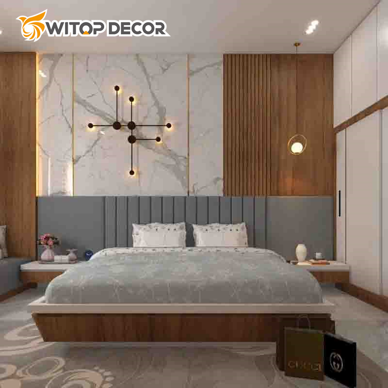 Interior Wall Panel PVC Panel UV Marble Sheet 3D Print UV Wall Panel