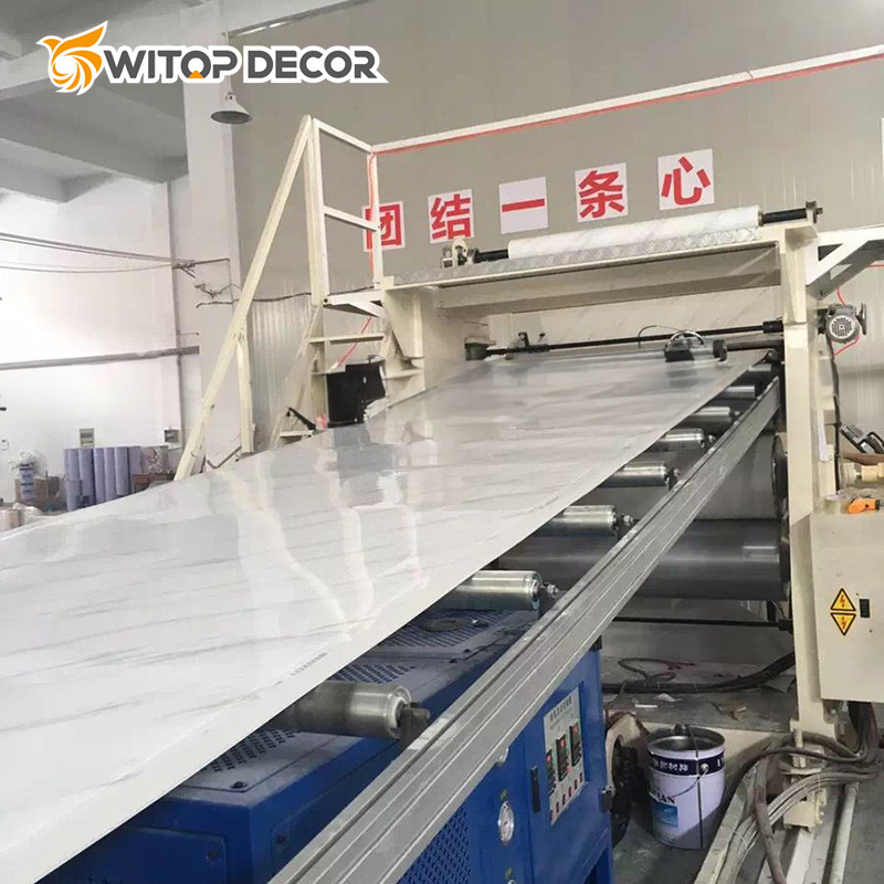 High UV 3D Glossy 3mm PVC Marble Alternative Sheet for Wall Decoration