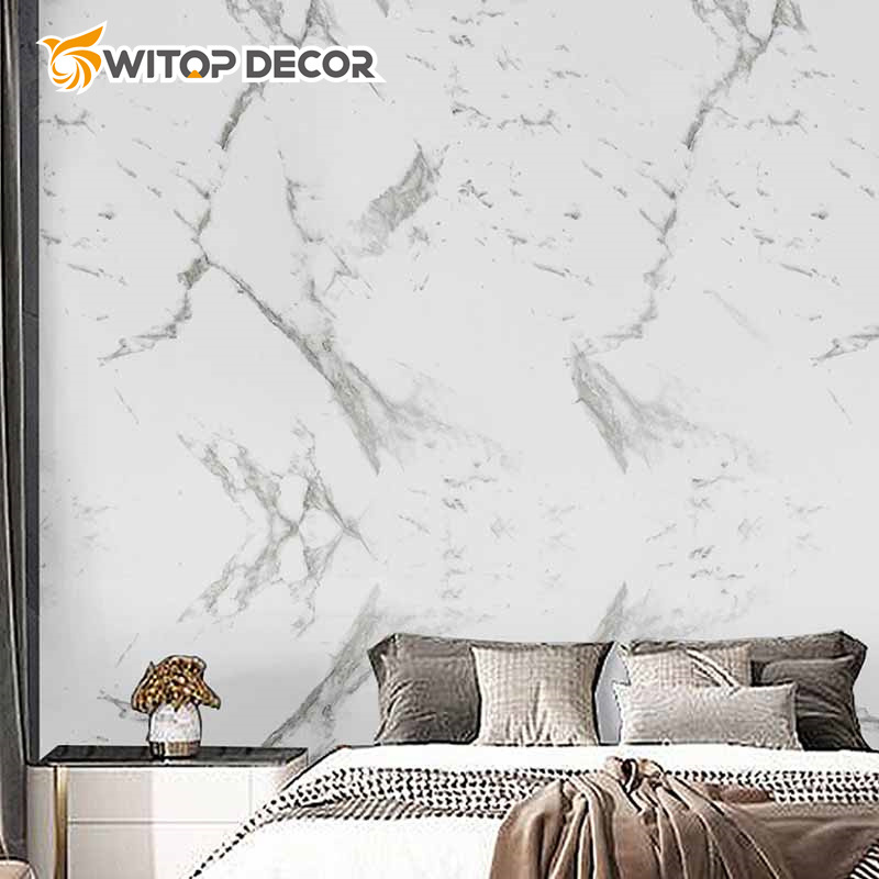Customized Designs UV Board Wall Sheet PVC Panel Marble in Algeria Price