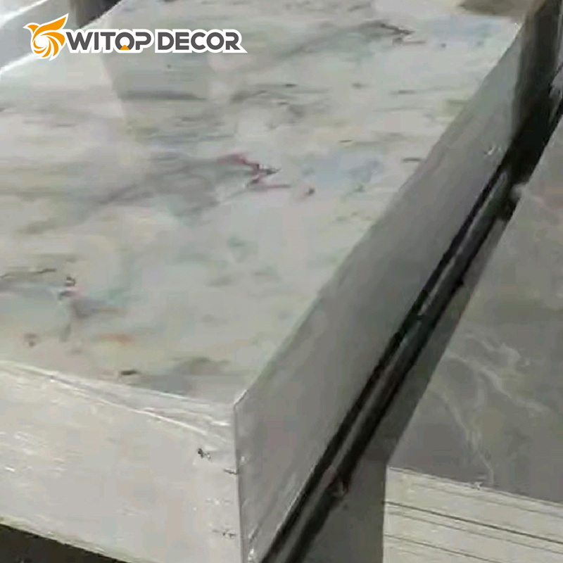 Wall Decorative High Glossy UV Board PVC Marble Sheet 3mm for Saudi Arabia