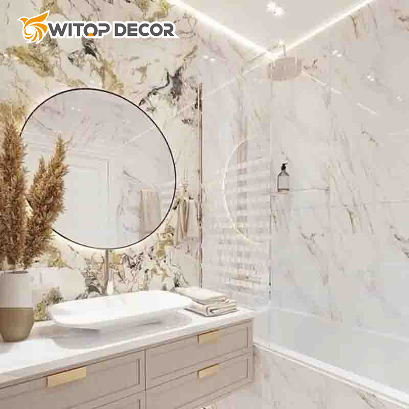Wholesale Price High Glossy 1220*2440mm*3mm Marble PVC Sheets for Wall Decoration