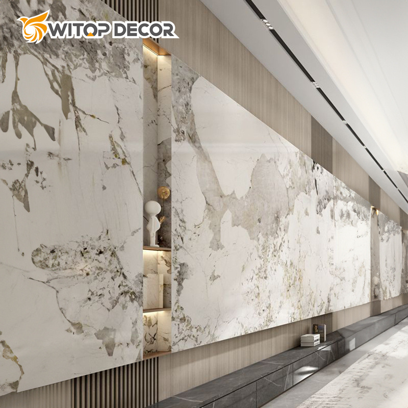 Quality Level Customization UV Marble Sheet PVC Sheets Cladding Borads for Hall Decoration