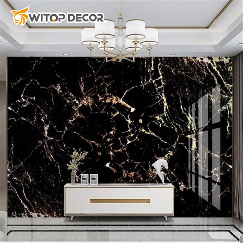 Artificial Granite Artificial Stone Type UV PVC Sheet for Interior Wall