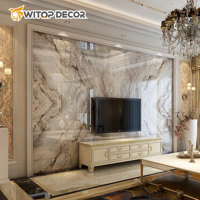 1220*2440mm PVC Marble Interior UV Board PVC Board