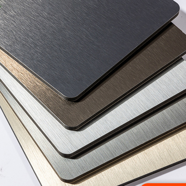Gold Metal Texture Co-Extrusion Bamboo Charcoal Fiber Panel Carbon Sheet Wood Veneer